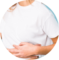 Symptoms of Hernia treatment - Pressure in the abdomen or groin area